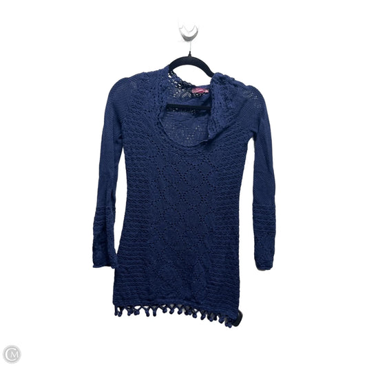 Top Long Sleeve Designer By Lilly Pulitzer In Blue, Size: Xs