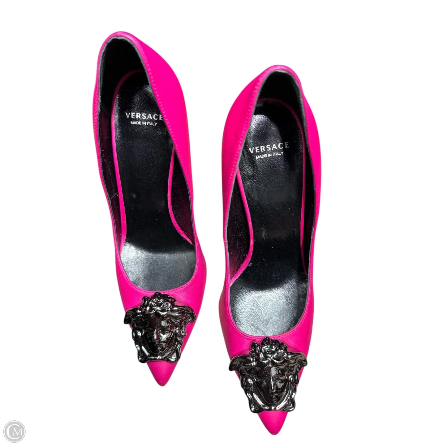 Shoes Luxury Designer By Versace In Pink, Size: 6