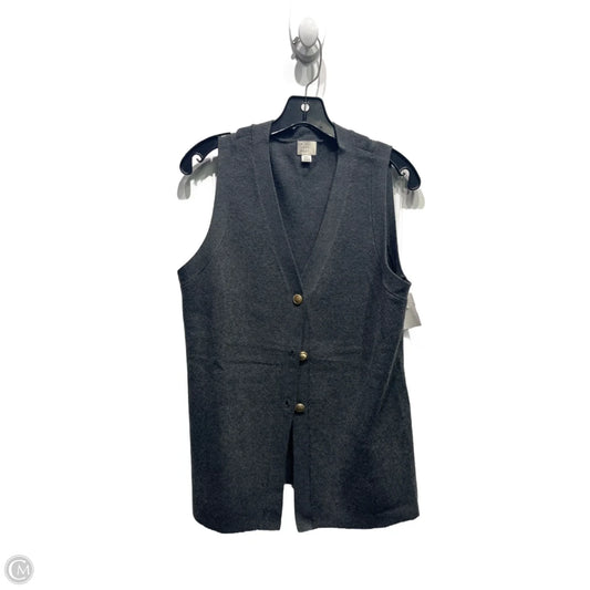 Vest Sweater By A New Day In Grey, Size: Xxl