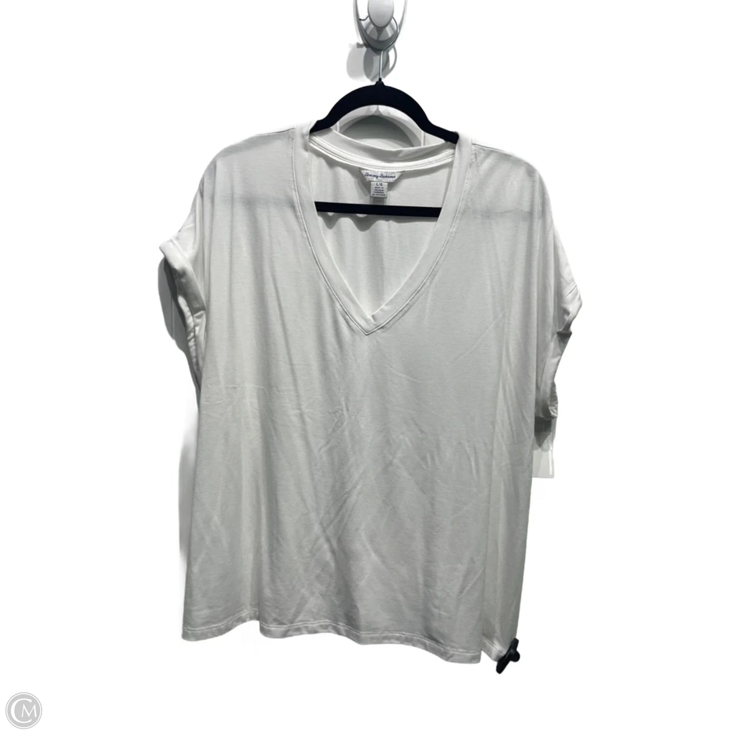 Top Short Sleeve Basic By Tommy Bahama In White, Size: L