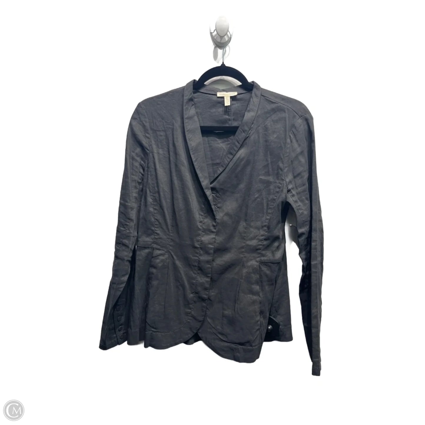 Blazer By Eileen Fisher In Grey, Size: M