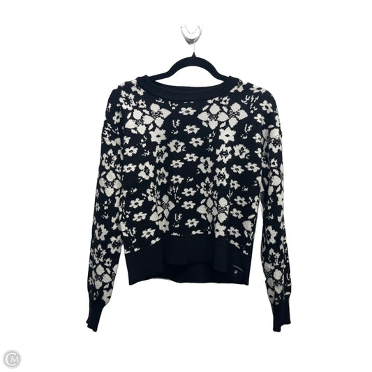 Sweater By Cyrus In Black & White, Size: Xs