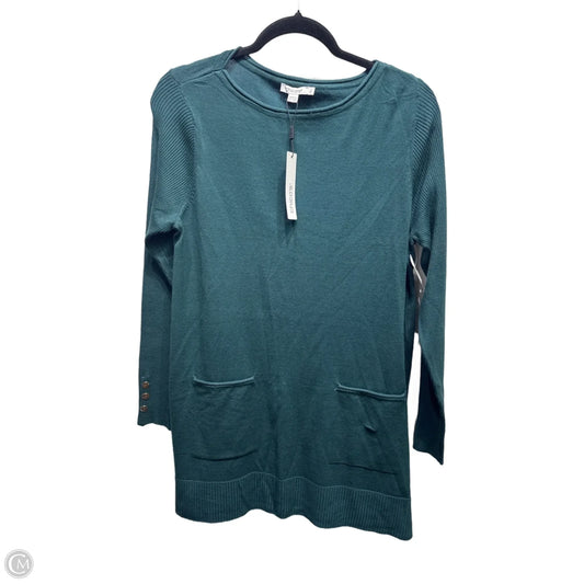 Tunic Long Sleeve By Chicos In Green, Size: M