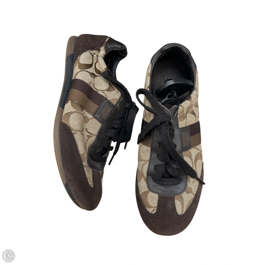 Shoes Designer By Coach In Brown, Size: 7.5