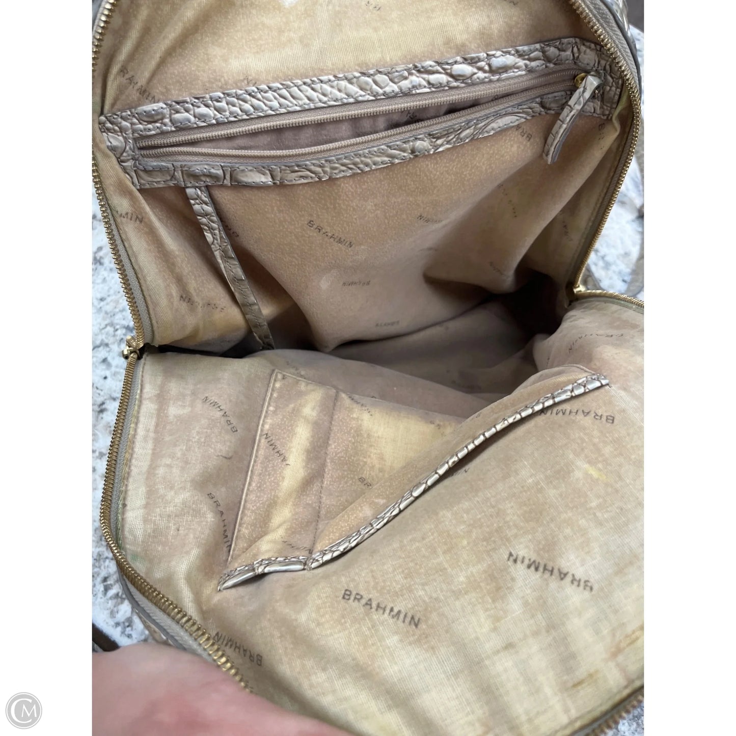 Backpack Designer By Brahmin, Size: Large