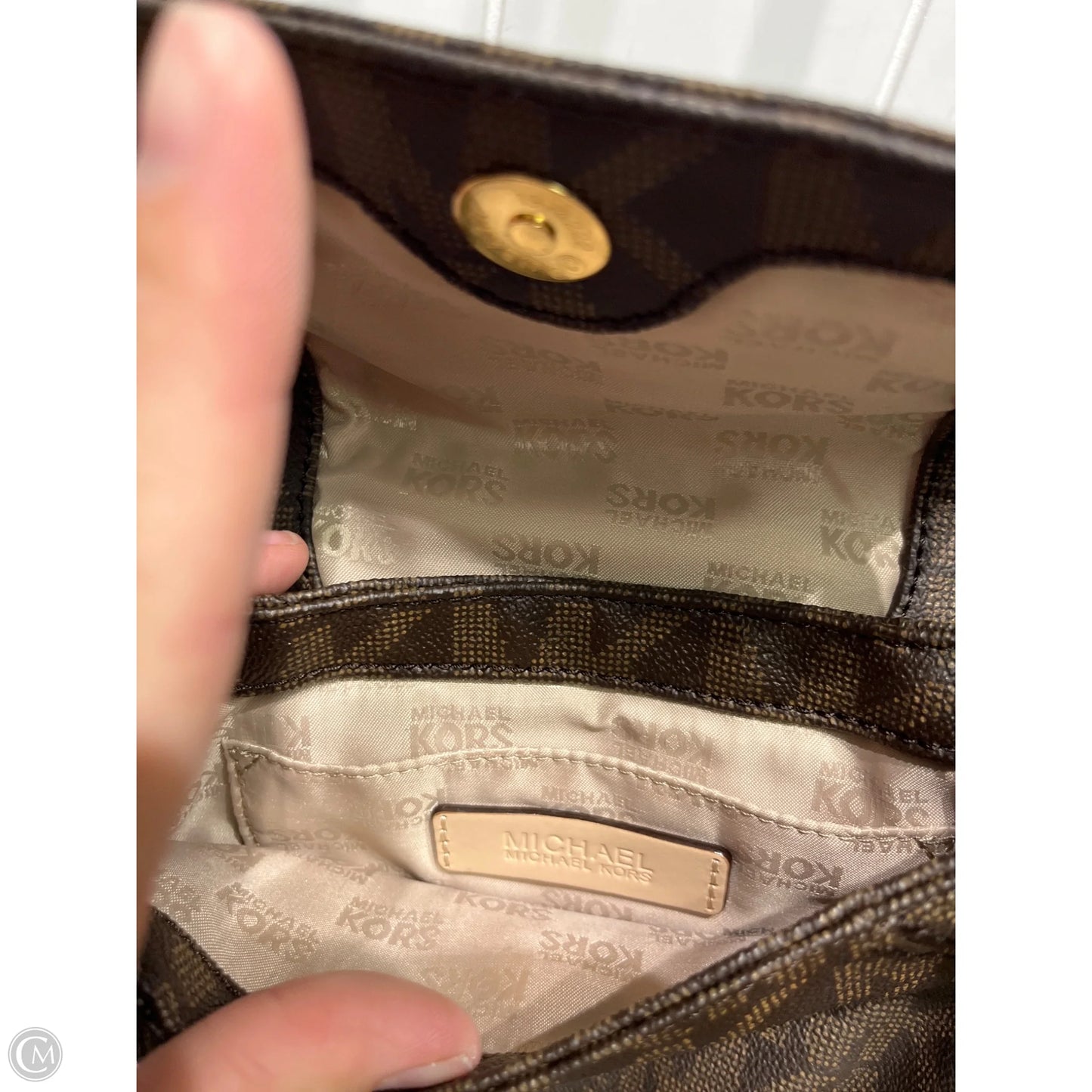 Crossbody Designer By Michael Kors, Size: Small