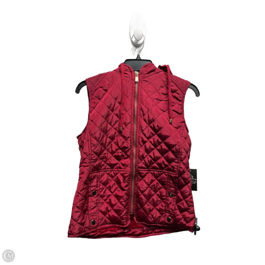 Vest Puffer & Quilted By Clothes Mentor In Red, Size: S