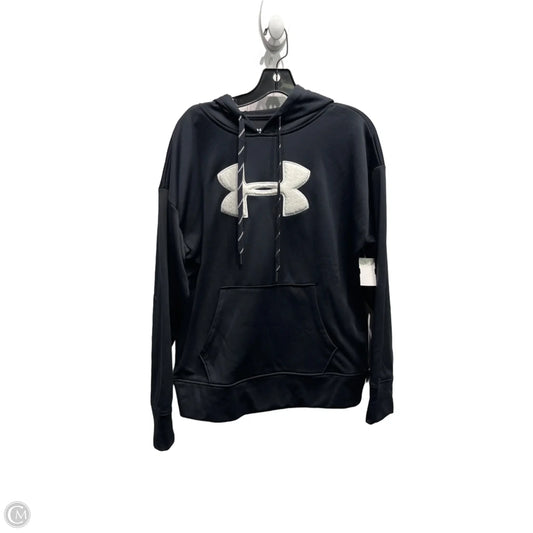 Athletic Jacket By Under Armour In Black & Grey, Size: Xs