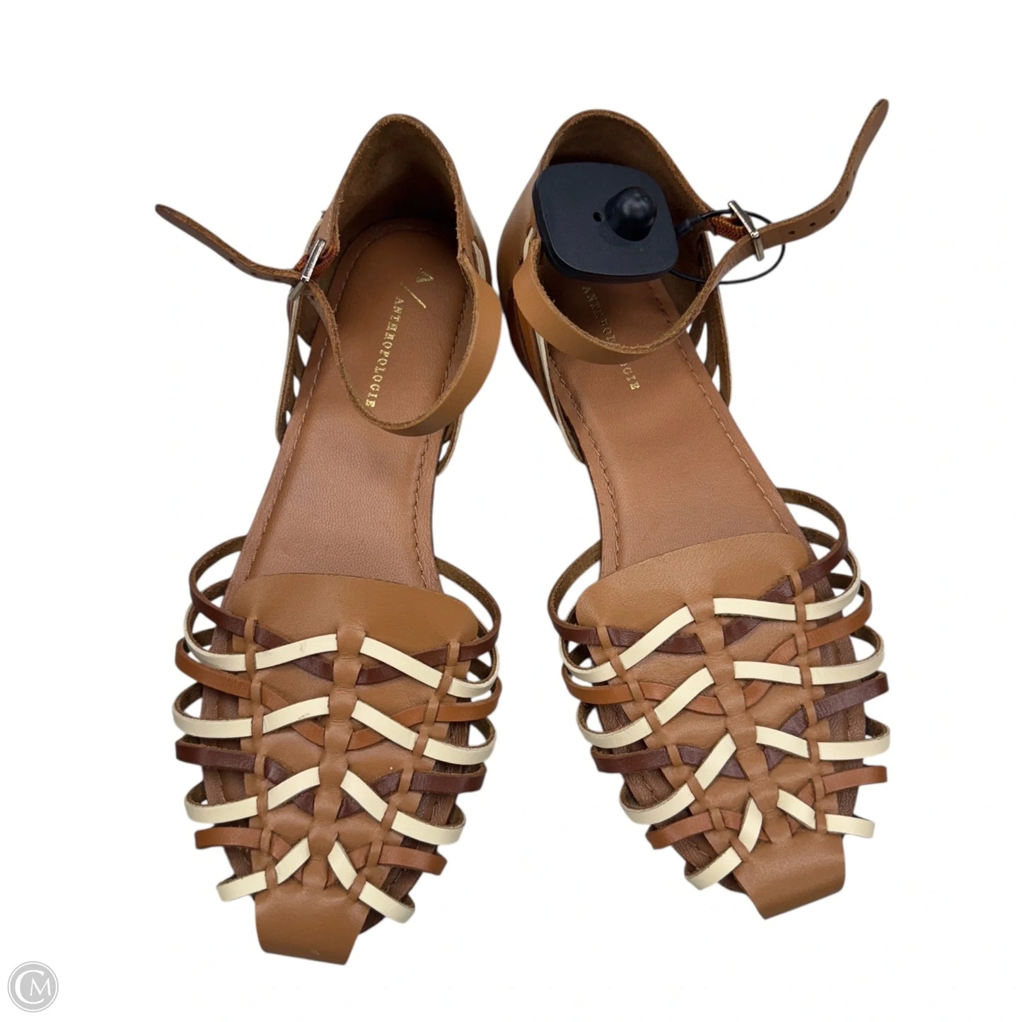 Sandals Flats By Anthropologie In Brown, Size: 9