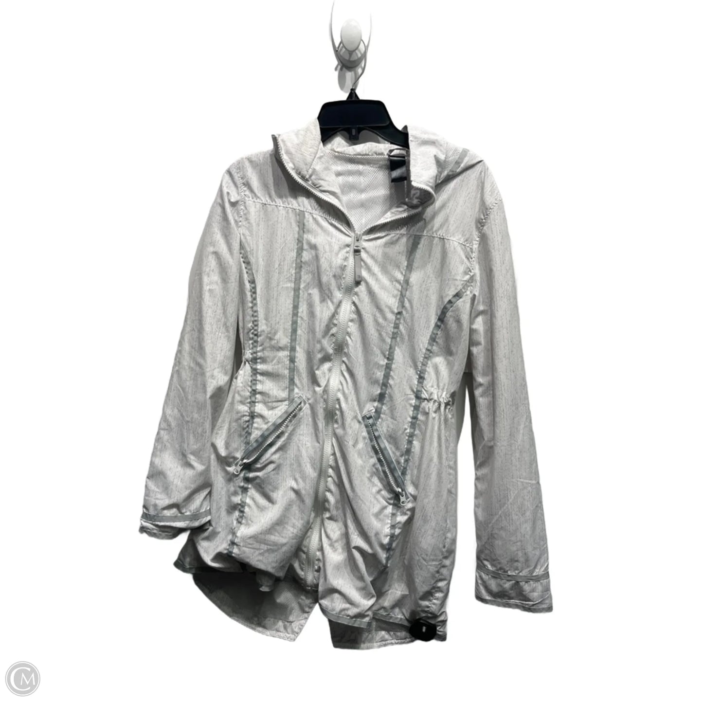 Athletic Jacket By Mpg In Grey, Size: L