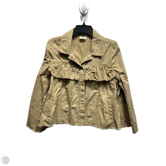 Jacket Other By Abound In Tan, Size: M