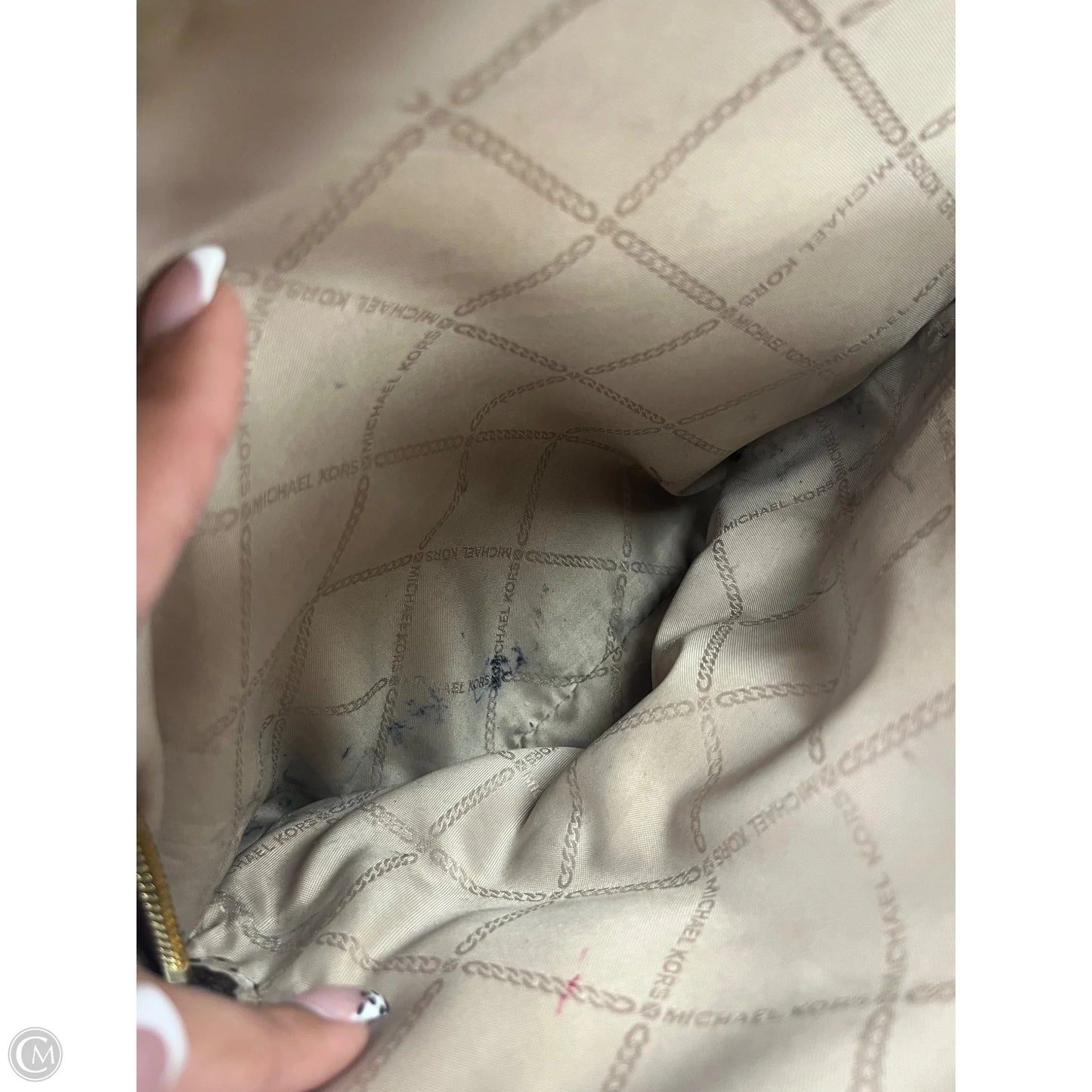 Backpack Designer By Michael Kors, Size: Large