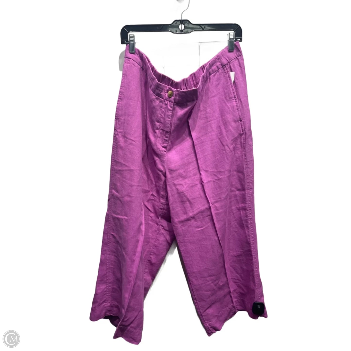 Pants Linen By J. Jill In Purple, Size: Xl