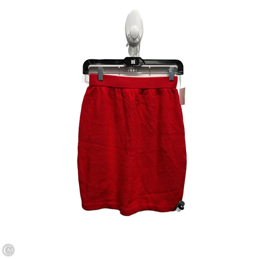 Skirt Luxury Designer By St John Collection In Red, Size: 4