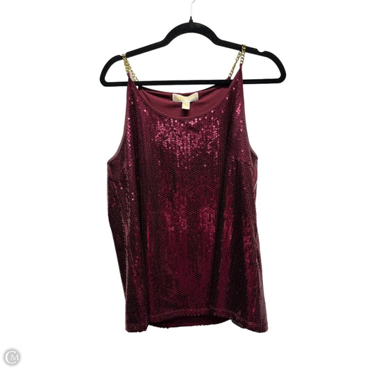 Top Sleeveless By Michael By Michael Kors In Red, Size: L