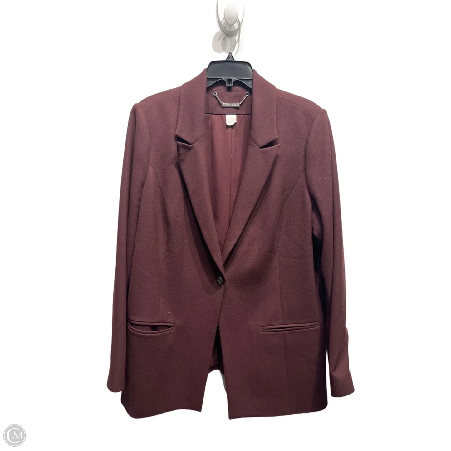 Blazer By White House Black Market In Maroon, Size: 18
