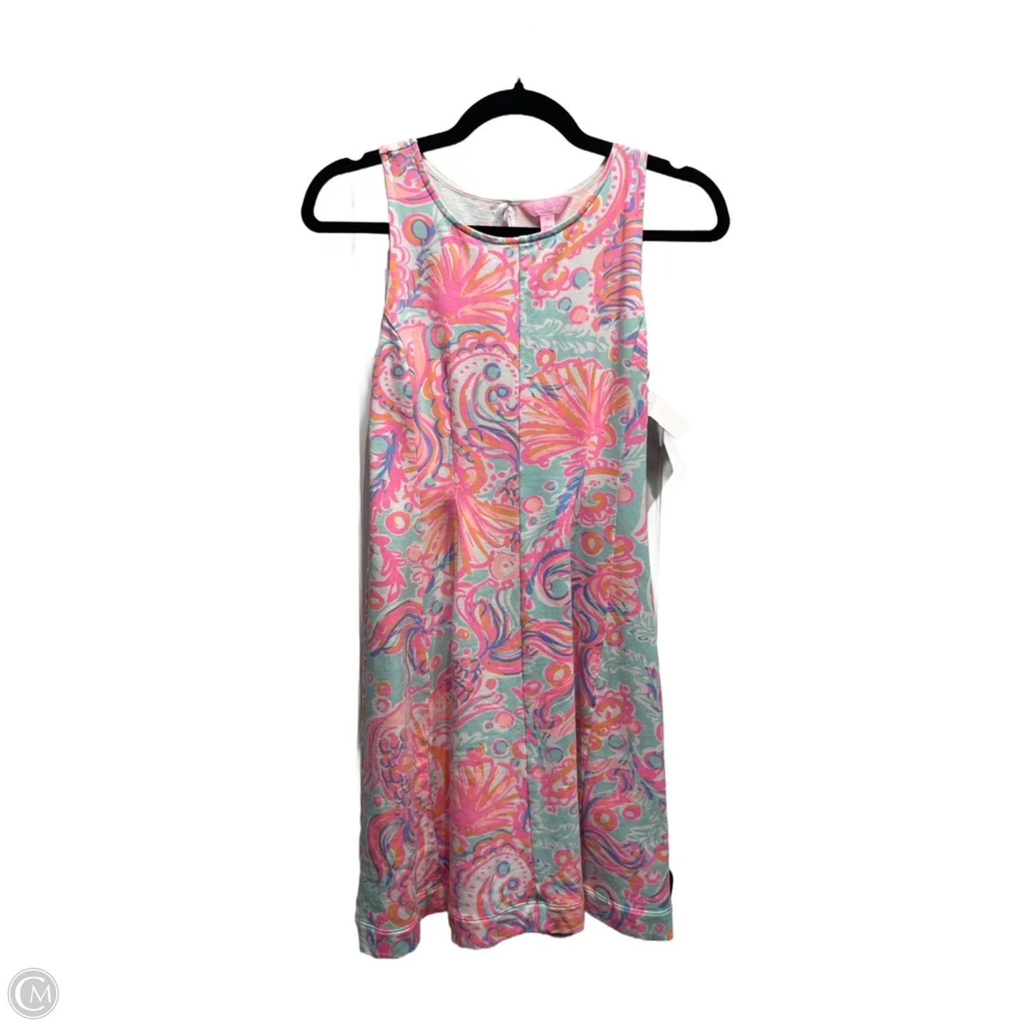 Dress Designer By Lilly Pulitzer In Pink & White, Size: Xs