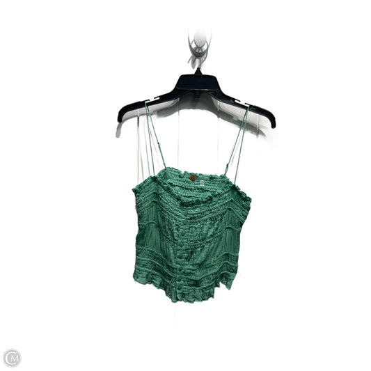 Top Sleeveless By Free People In Green, Size: S