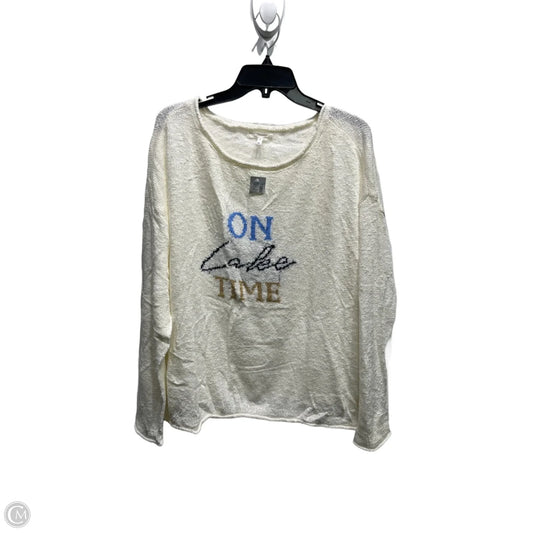 Sweater By Maurices In Blue & White, Size: Xl