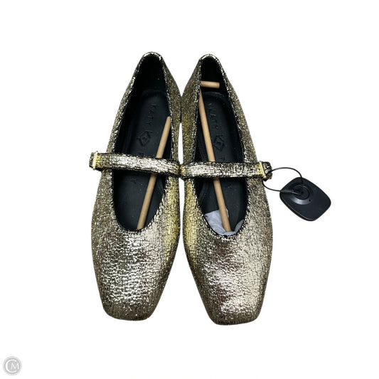 Shoes Flats By Katy Perry In Gold, Size: 8