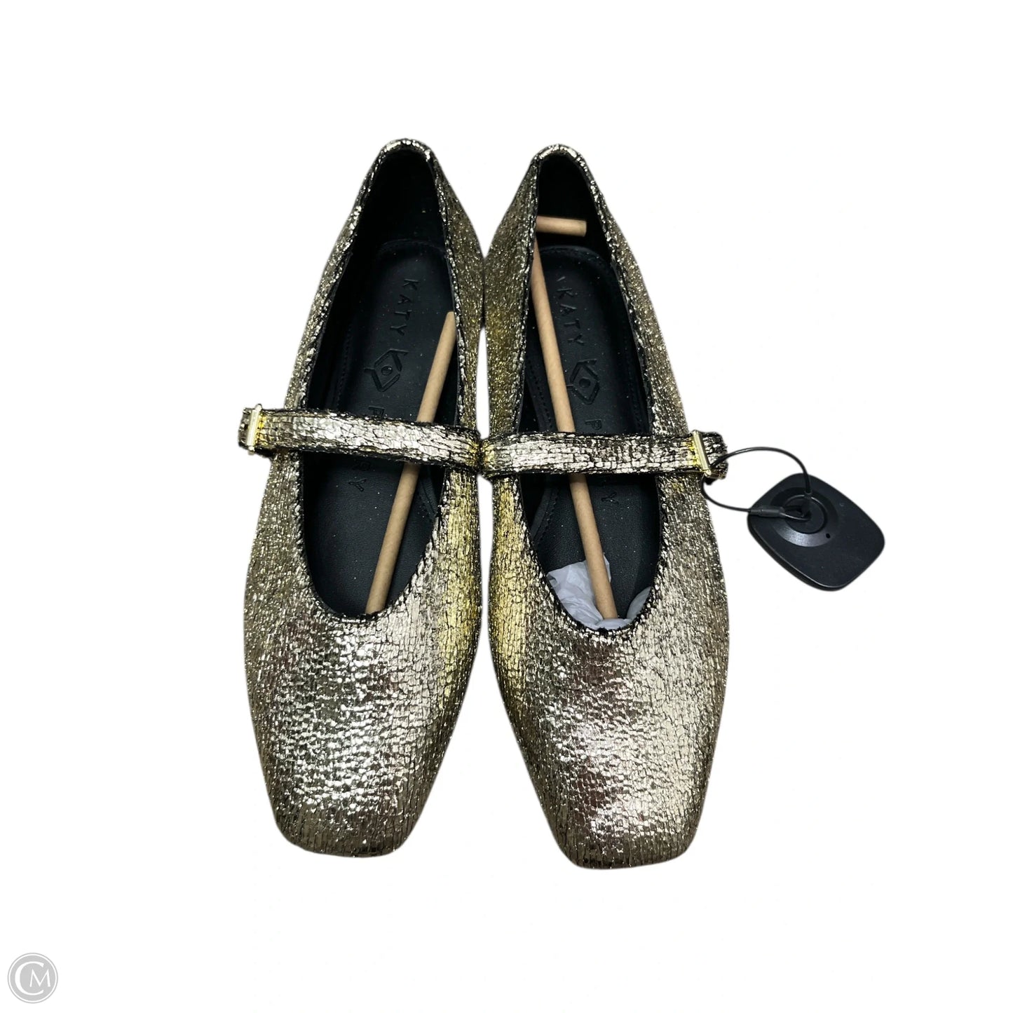 Shoes Flats By Katy Perry In Gold, Size: 10