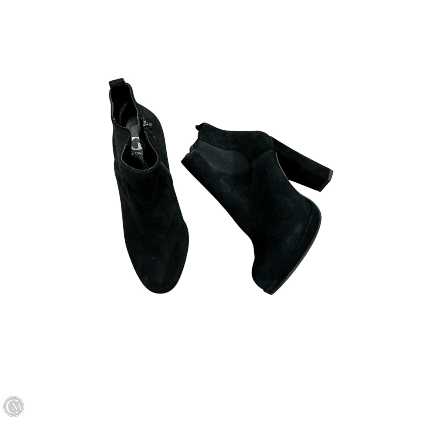 Boots Ankle Heels By Gianni Bini In Black, Size: 6