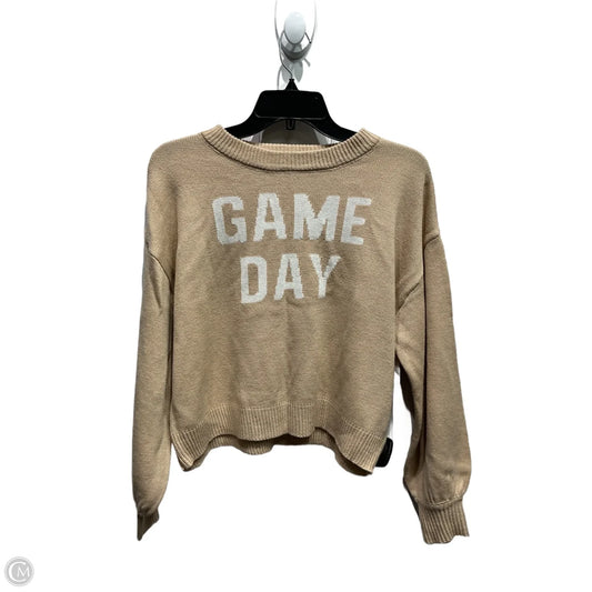 Sweater By Miami In Tan, Size: S