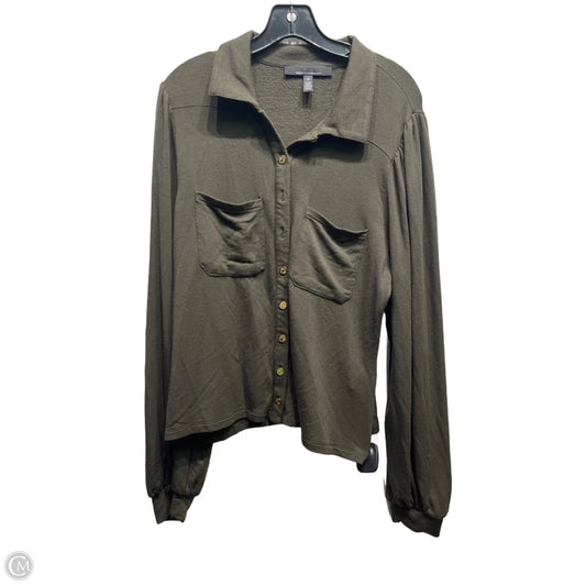 Top Long Sleeve By White House Black Market In Green, Size: M