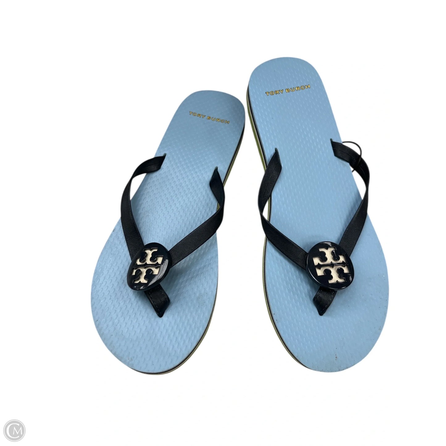 Sandals Designer By Tory Burch In Blue, Size: 7