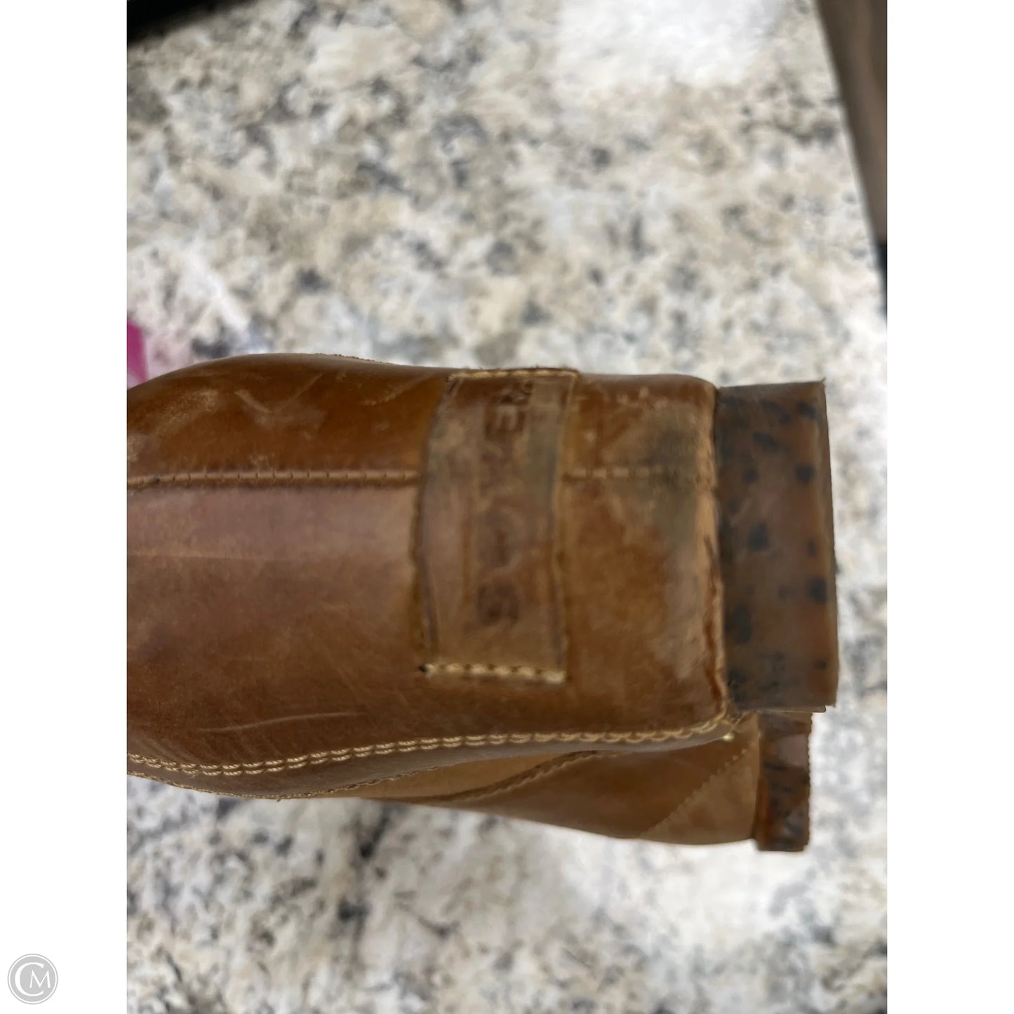 Boots Ankle Heels By Sorel In Tan, Size: 7