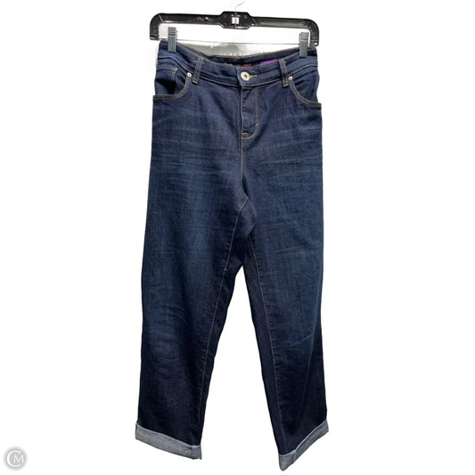 Jeans Boyfriend By Style And Company In Blue Denim, Size: 14
