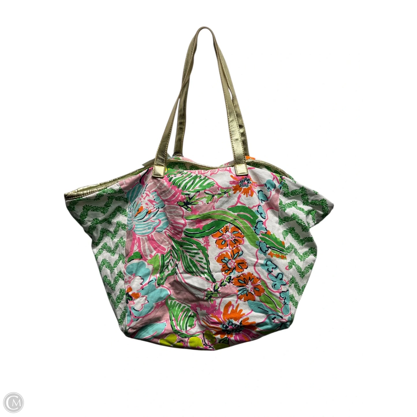 Tote Designer By Lilly Pulitzer, Size: Large