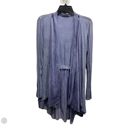 Cardigan By M Made In Italy In Blue, Size: Osfm