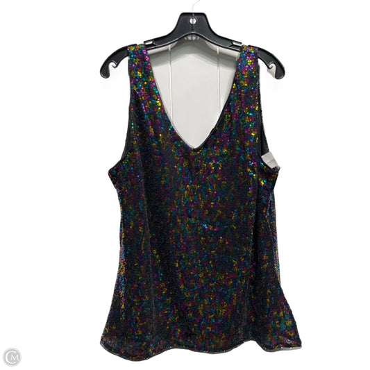 Top Sleeveless By Grace Karin In Red & Yellow, Size: Xl