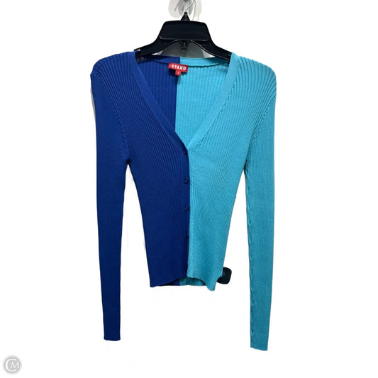 Sweater Cardigan By staud In Blue, Size: S