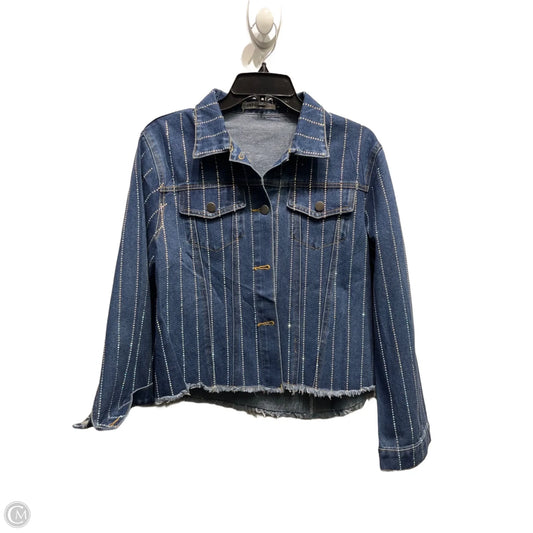 Jacket Denim By ORIGAMI In Blue Denim, Size: M