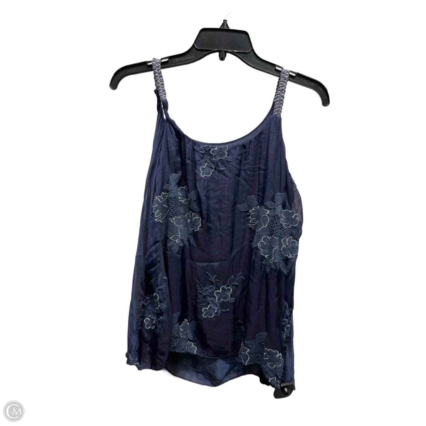 Top Sleeveless By M Made In Italy In Blue, Size: M