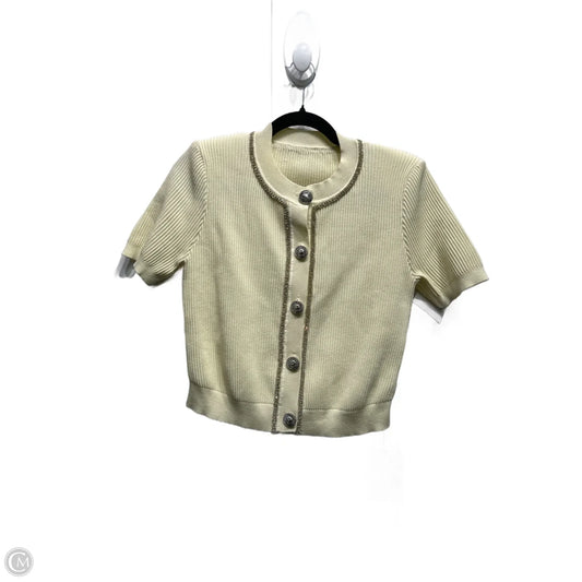 Top Short Sleeve By Bamboo In Cream, Size: S