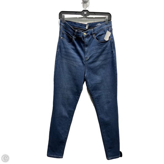 Jeans Skinny By Nicole Miller In Blue Denim, Size: 14