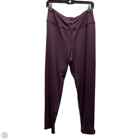 Athletic Pants By Lululemon In Maroon, Size: 8