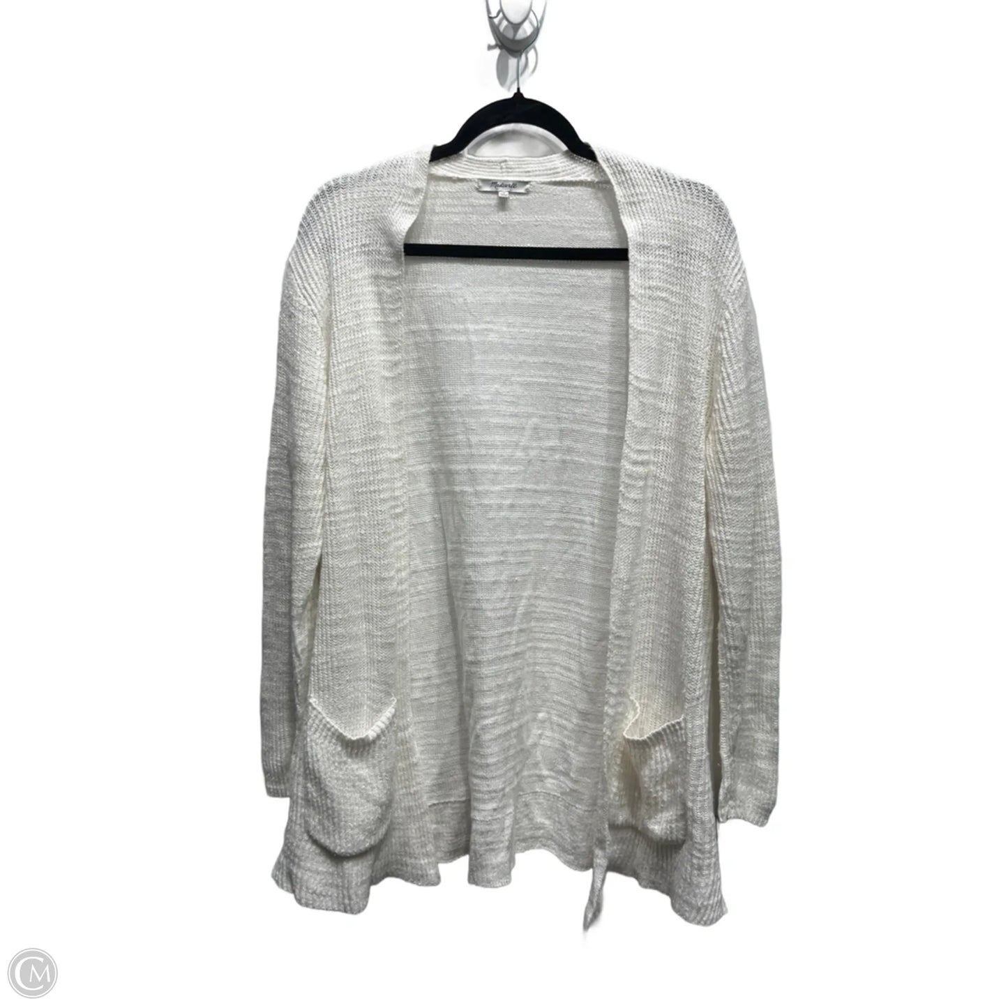 Sweater Cardigan By Madewell In White, Size: M