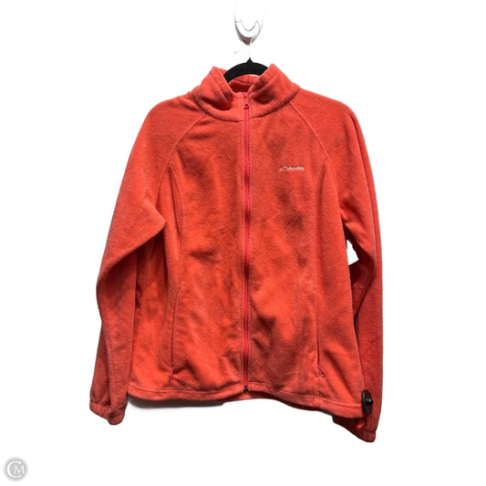Jacket Fleece By Columbia In Orange, Size: Xl