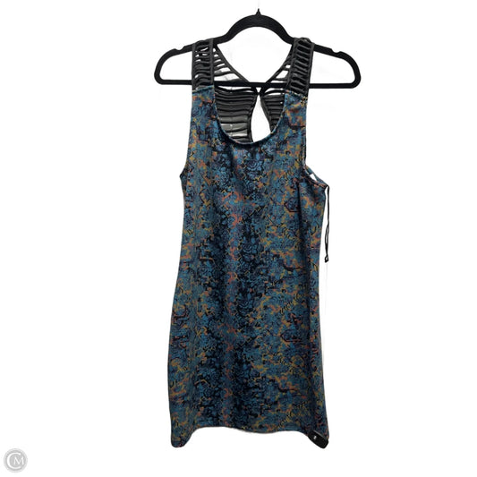 Dress Casual Short By Free People In Blue & Yellow, Size: L