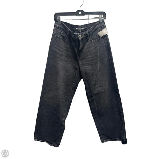 Jeans Boyfriend By Old Navy In Black Denim, Size: 8p
