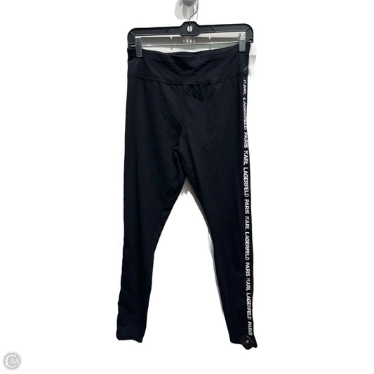 Pantyhose Designer By Karl Lagerfeld In Black & White, Size: S