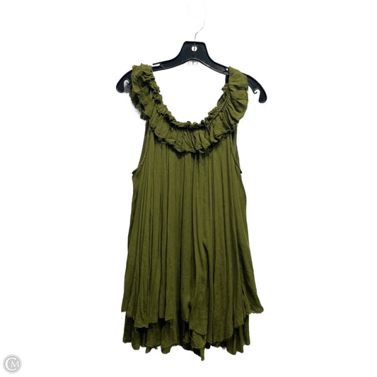 Dress Casual Short By Free People In Green, Size: Xs