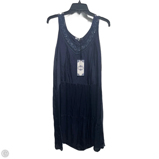 Dress Casual Short By Tempo Paris In Navy, Size: L