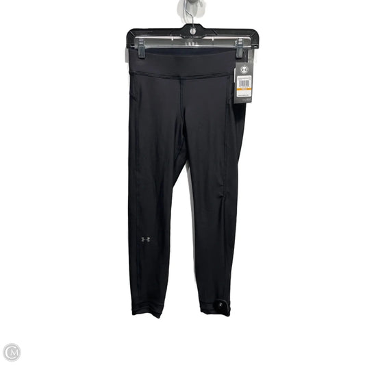 Athletic Leggings Capris By Under Armour In Black, Size: S