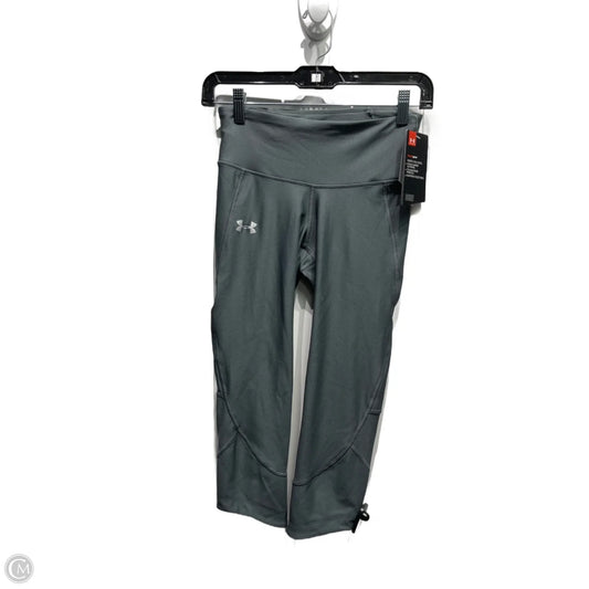 Athletic Leggings Capris By Under Armour In Grey, Size: S