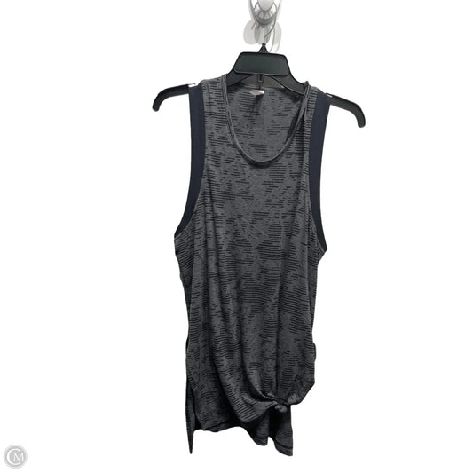 Athletic Tank Top By Under Armour In Black & Grey, Size: S